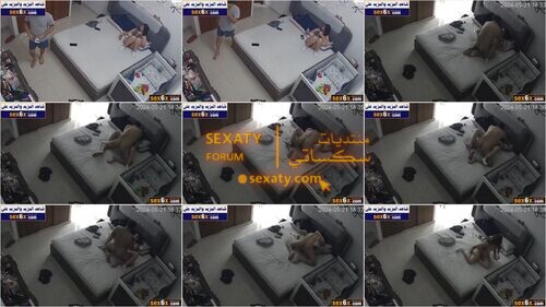 مسرب من كاميرات المراقبة - سكس نيك تسريب منزلي عربي خليجي
