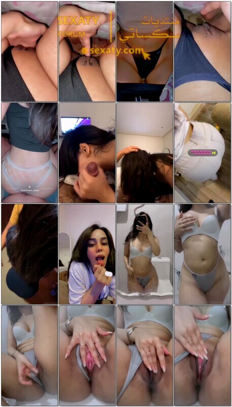 لبوة سكسي بملابس النوم نازلة ترضع في زبر حبيبها و تلعب بكسها بلبونة