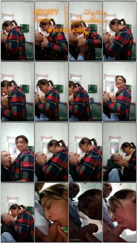 مع رب عملها تعطيلو يرضع بزازها و ينزلها تاكل زبره بكل دلع